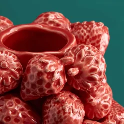 Vase Fraise, rouge