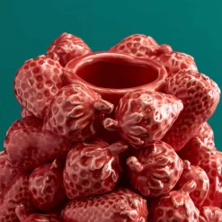 Vase Fraise, rouge