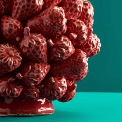 Vase Fraise, rouge