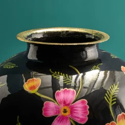 Vase Lorea L, noir