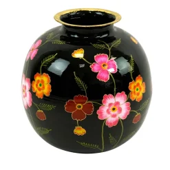 Vase Lorea L, noir