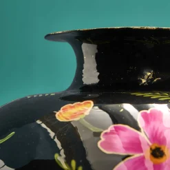 Vase Lorea M, noir