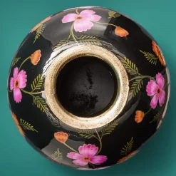 Vase Lorea M, noir