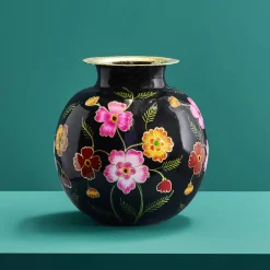 Vase Lorea S, noir