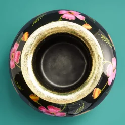 Vase Lorea S, noir
