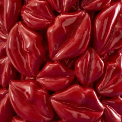 Vase Lèvres Lips, rouge