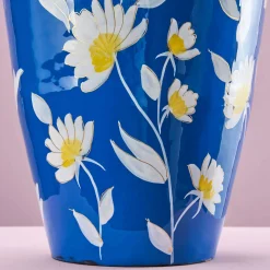 Vase Margarita L, bleu