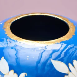 Vase Margarita L, bleu