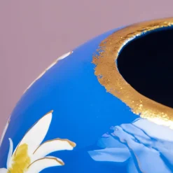 Vase Margarita L, bleu