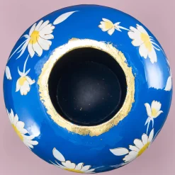 Vase Margarita L, bleu