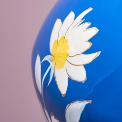 Vase Margarita M, bleu