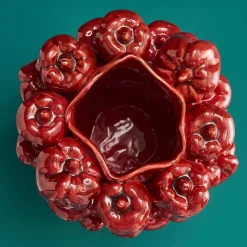 Vase Paprika Red Pepper, rouge, fait main