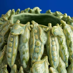 Vase Pois ventru, vert