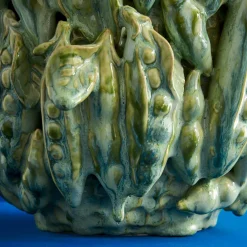 Vase Pois ventru, vert