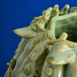 Vase Pois ventru, vert