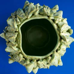 Vase Pois ventru, vert