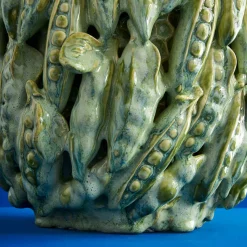 Vase Pois ventru, vert