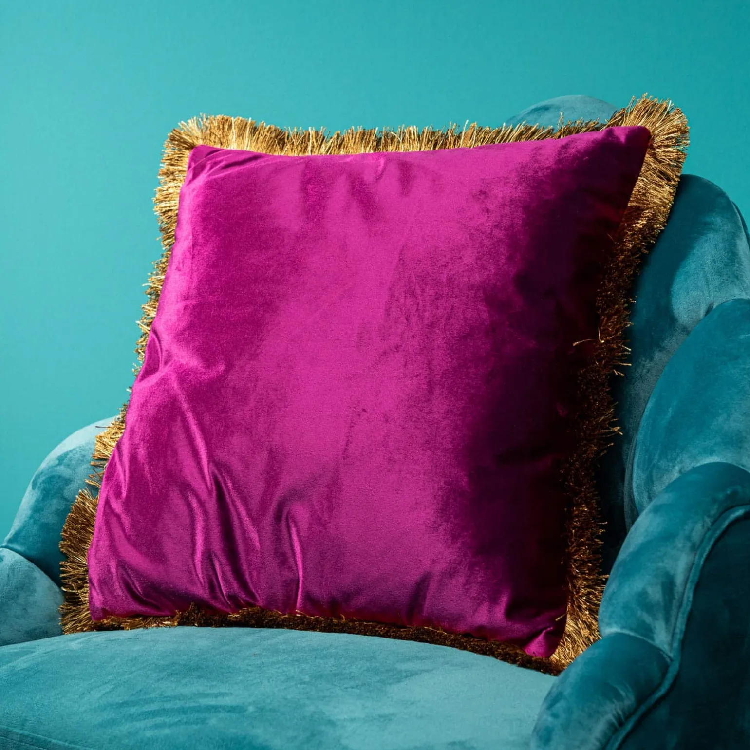 Velvet cushion