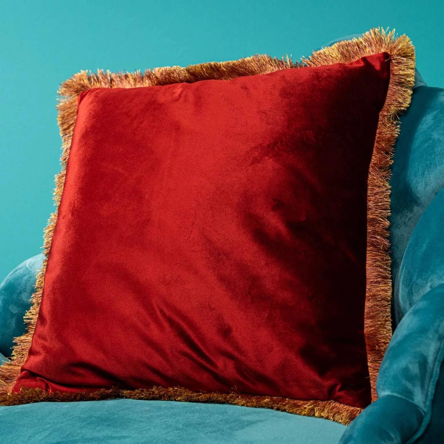 Velvet cushion