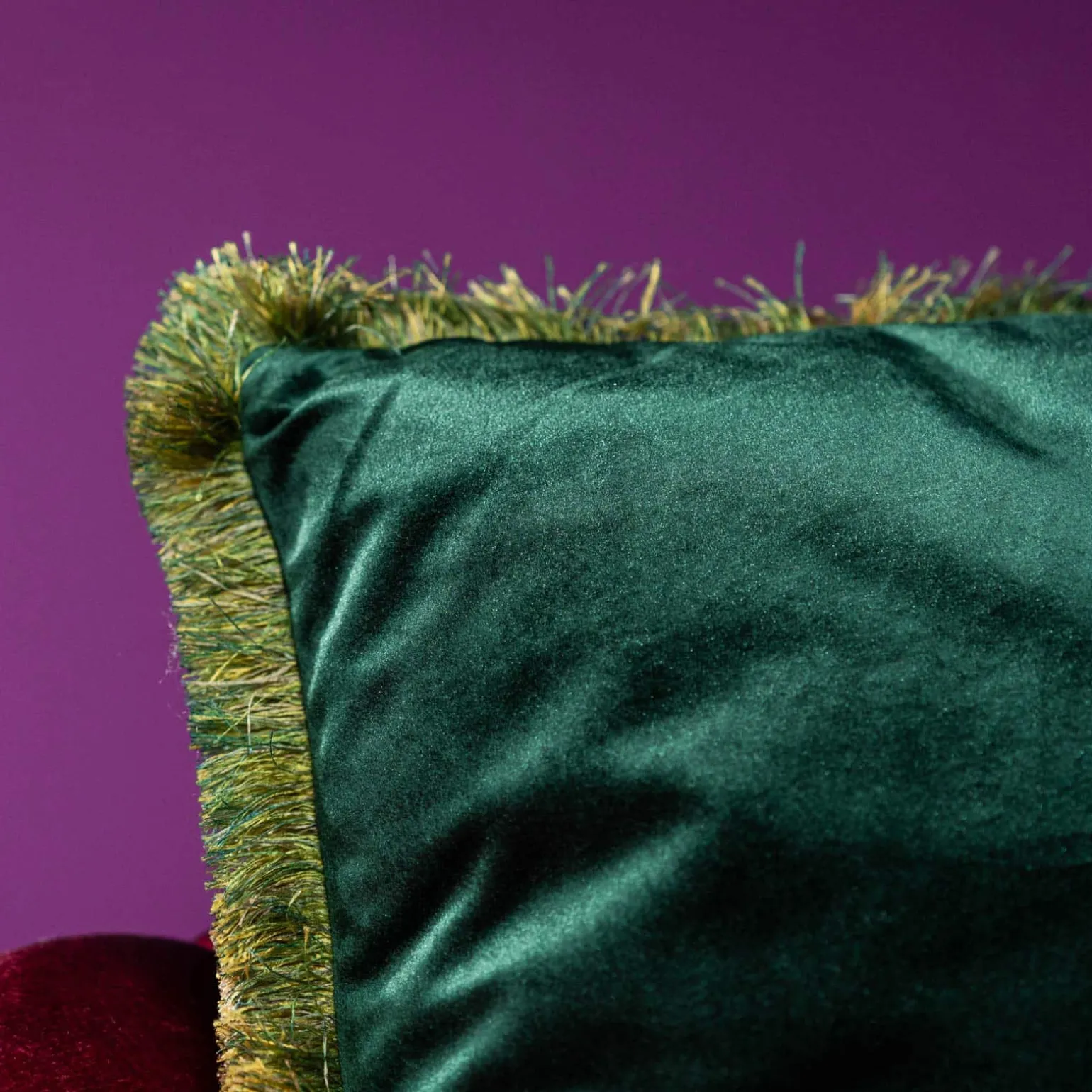 Velvet cushion